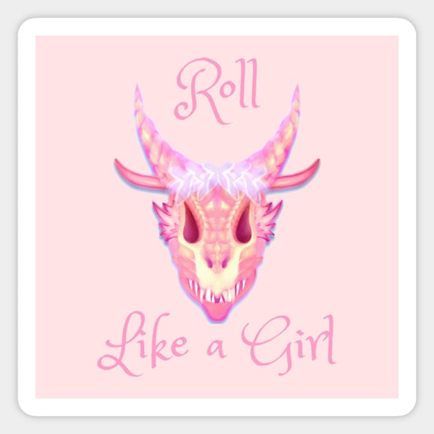 RLAG Dragon Skull Magnet by rolllikeagirl